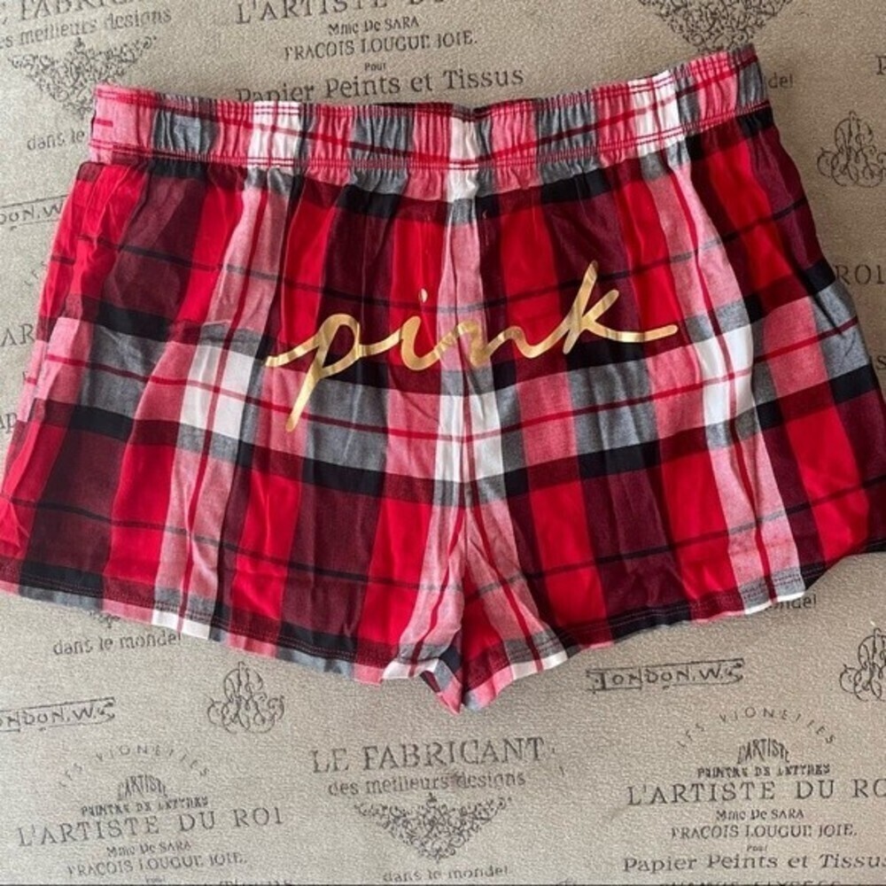 COPY - Victoria’s Secret flannel style sleep shorts size medium